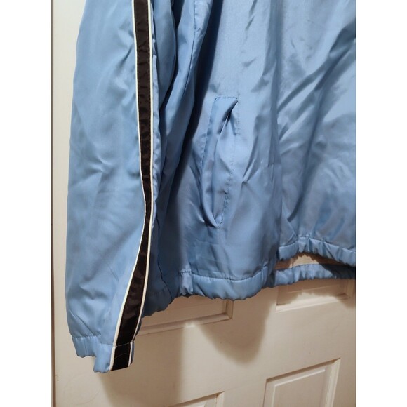 Vintage Steve & Barrys Mens Light Blue Jacket Size XL 100% Nylon Shell Y2K - Picture 13 of 14